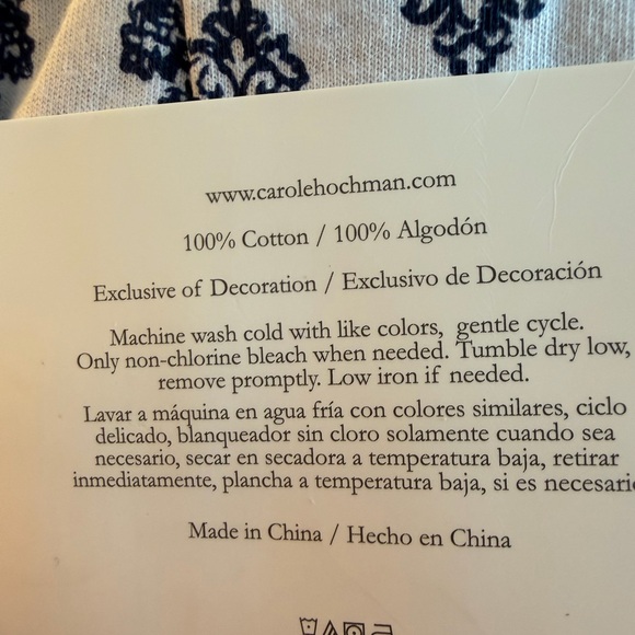 Midnight by Carole Hochman Navy and White 3-Piece Pajama Set - Picture 6 of 6